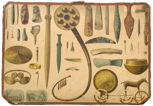 Plate for visual instruction at school a.1900